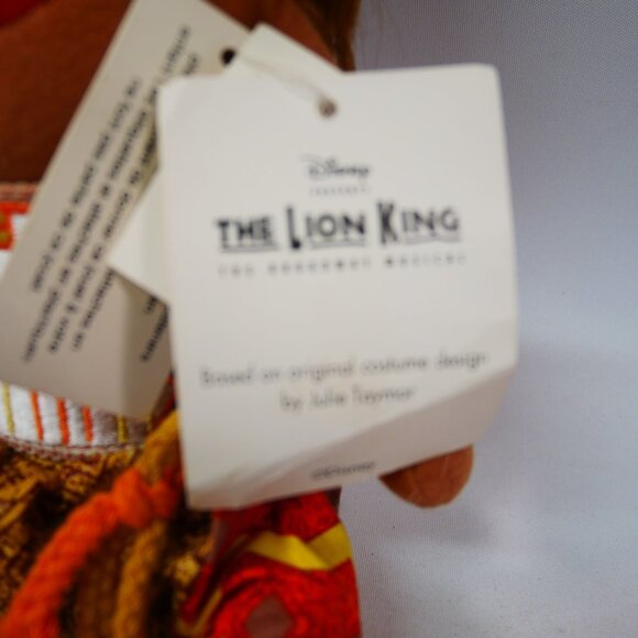 The Lion King Simba Broadway Musical Plush Bean Bag Stuffed Animal - Picture 3 of 9